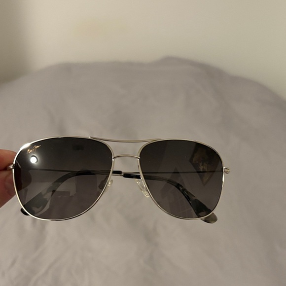 Maui Jim Black and Silver Sunglasses
